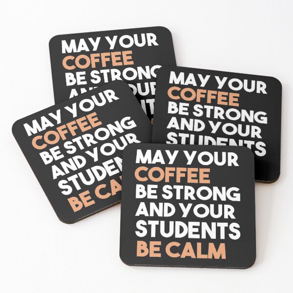 Item preview, Funny Teacher's Blessing- Valentine’s Day- Teacher appreciation, strong coffee calm students designed and sold by Heddar Badreddine.