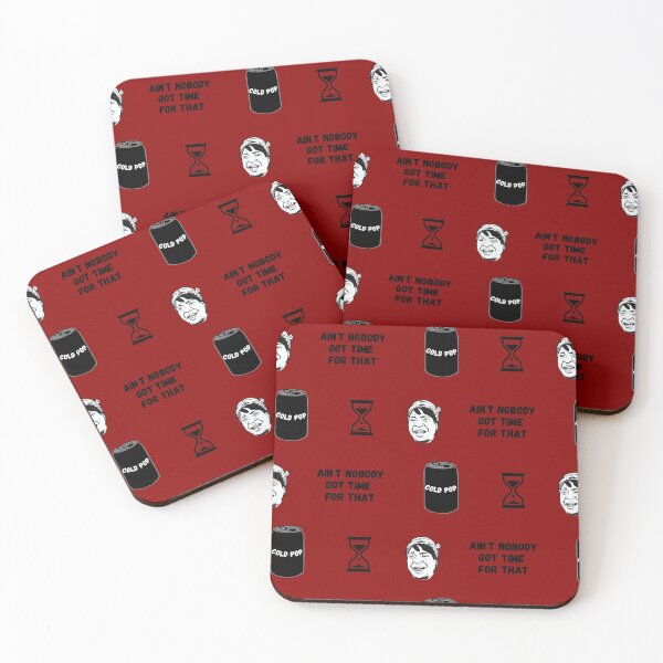 Item preview, Ain't Nobody Got Time For That Meme Pack In Red designed and sold by LuckyKermit.