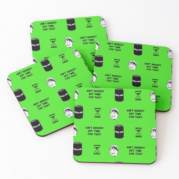 Item preview, Ain't Nobody Got Time For That Meme Pack In Green designed and sold by LuckyKermit.