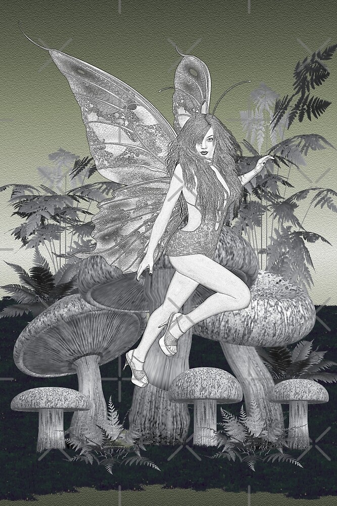 "Mushroom Fairy" by LoneAngel | Redbubble