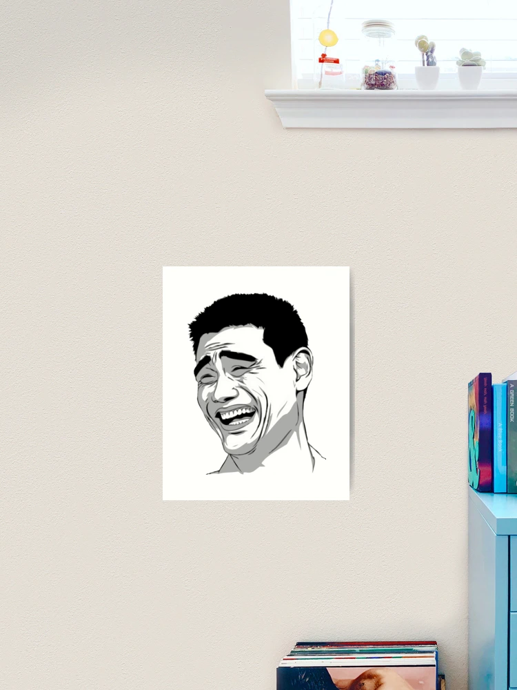 Yao Ming Meme Face | Art Print, image size:750x1000