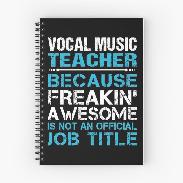 Item preview, Vocal Music Teacher T Shirt - Freaking Awesome Job Gift Item Tee designed and sold by oetate4774.