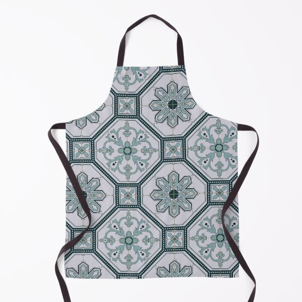 Item preview, Blue mosaic Lisbon Portugal tile pattern designed and sold by arkantus.