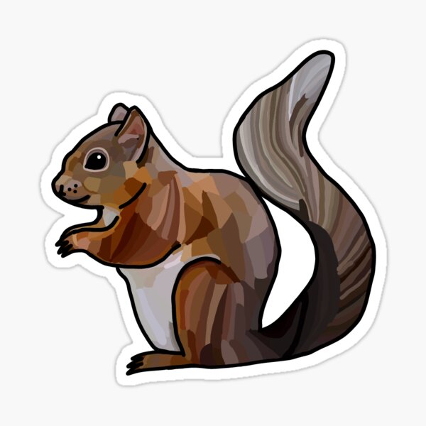 Item preview, Red Squirrel Design / Illustration designed and sold by meganmxe.