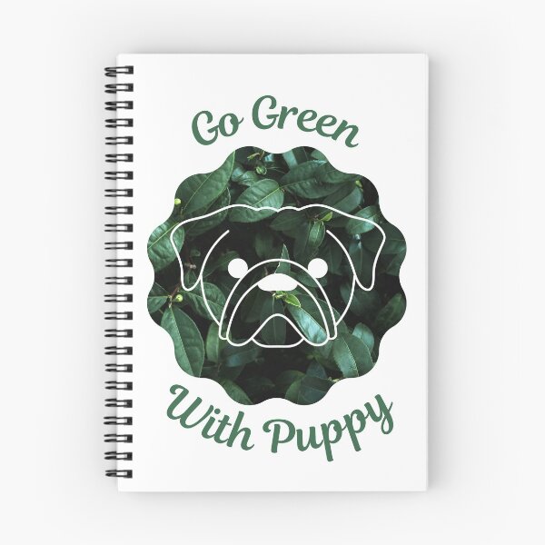 Item preview, Go Green With Puppy designed and sold by kucingmaikan.