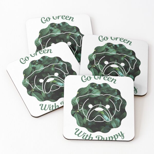 Item preview, Go Green With Puppy designed and sold by kucingmaikan.