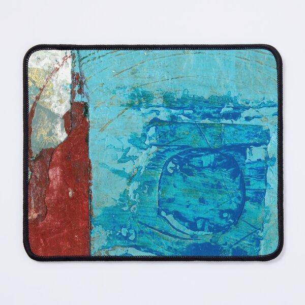 Item preview, Blue And Red Grunge Abstract  designed and sold by Elena Ray.