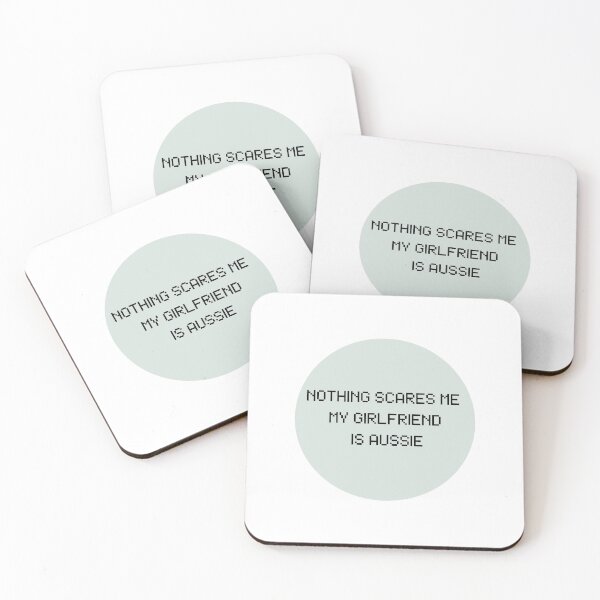 Item preview, Nothing Scares Me I Have A Aussie Girlfriend cute valentine heart  designed and sold by bsrishika.