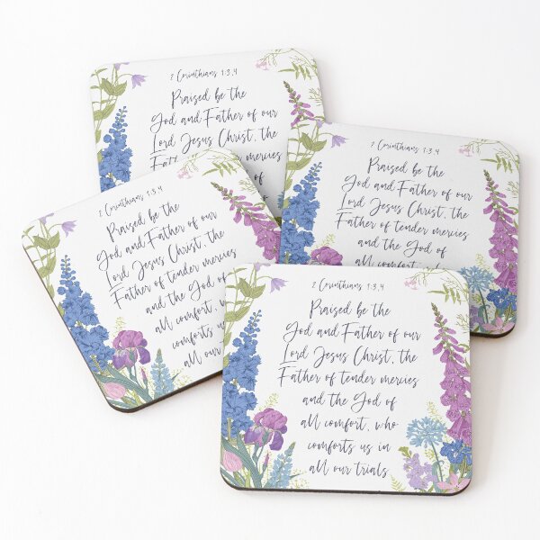 Item preview, 2 Corinthians 1:3,4 designed and sold by Paper Bee Gift Shop.