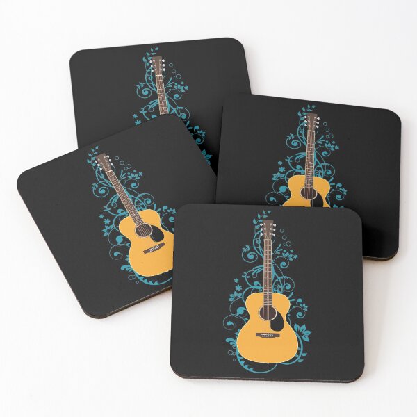 Item preview, Natural Concert Acoustic Guitar Flowering Vines designed and sold by nightsworthy.