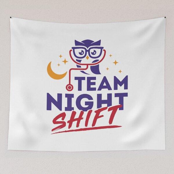 Item preview, Team Night Shift Nurse Doctor designed and sold by jaygo.