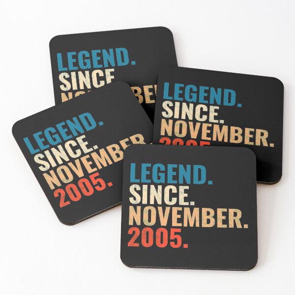 Item preview, Legend Since November 2005 Retro Vintage designed and sold by Teelogic.