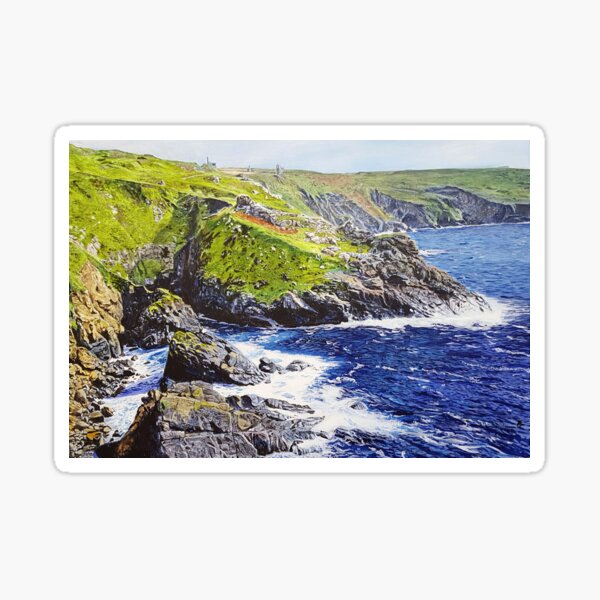 Cliffs at Botallack Sticker
