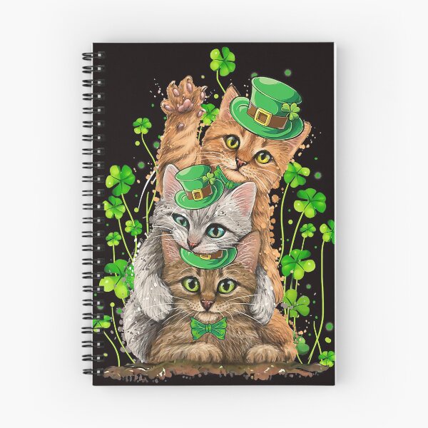 Item preview, Three Cat St Patricks Day Shamrock Kitty Kitten Lover Irish designed and sold by NathanielHast.