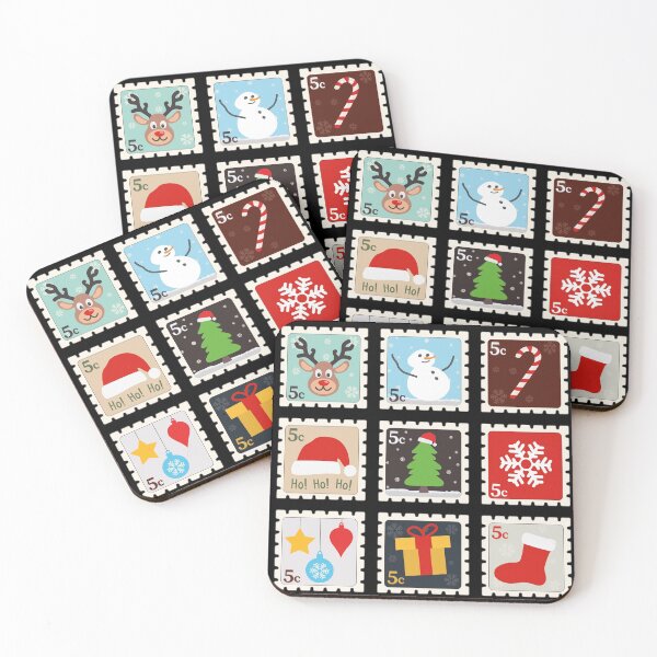 Item preview, Merry Christmas | Postage Stamp | Gift Ideas | Sticker Pack designed and sold by Fluffy-Vectors.