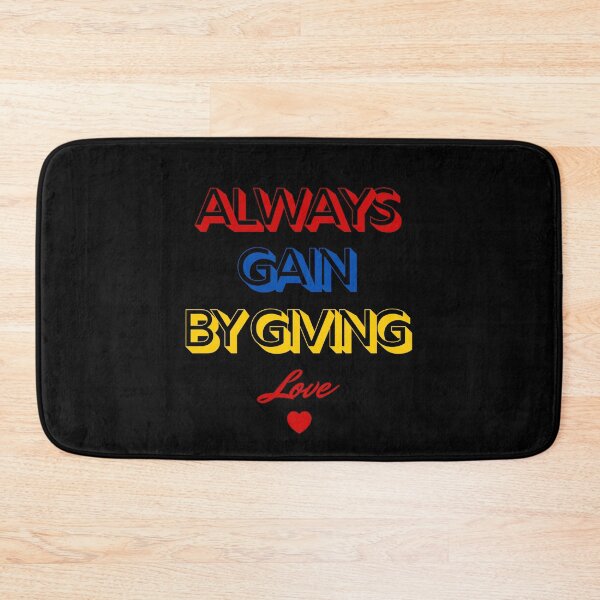 Item preview, Always gain by giving love black designed and sold by AmonRa16.