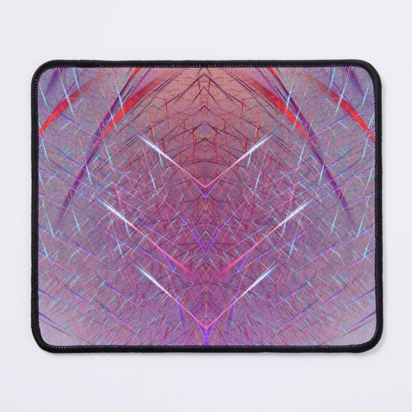 Item preview, Fractal design with red, purple, and white flecks designed and sold by effervescence.