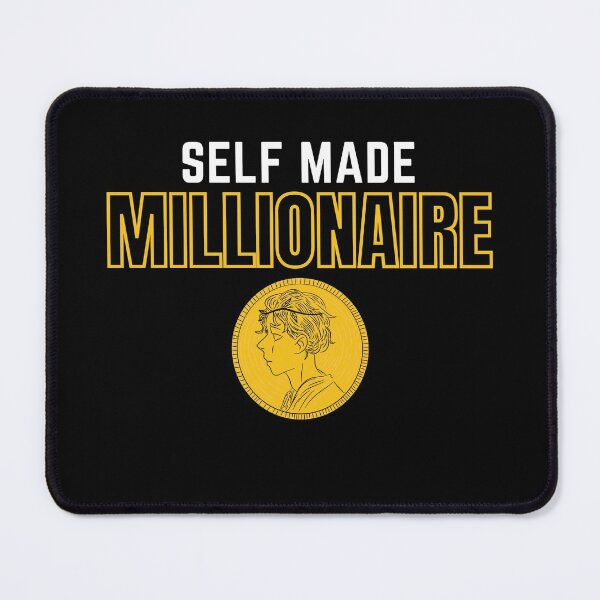 Item preview, Self made Millionaire Golden Coin designed and sold by KingsManKind.