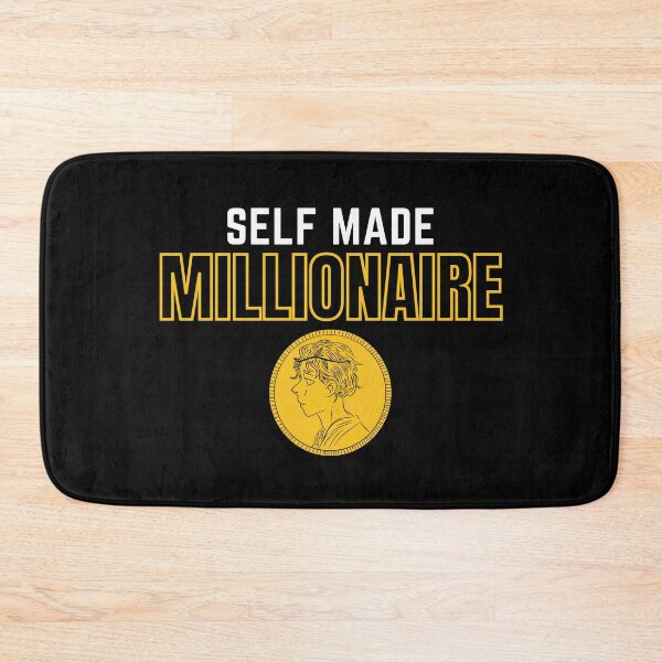 Item preview, Self made Millionaire Golden Coin designed and sold by KingsManKind.