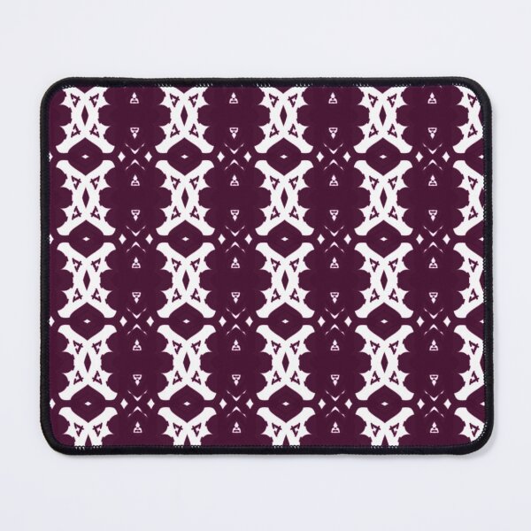 Item preview, White burgundy lace pattern designed and sold by AneissPiaf.