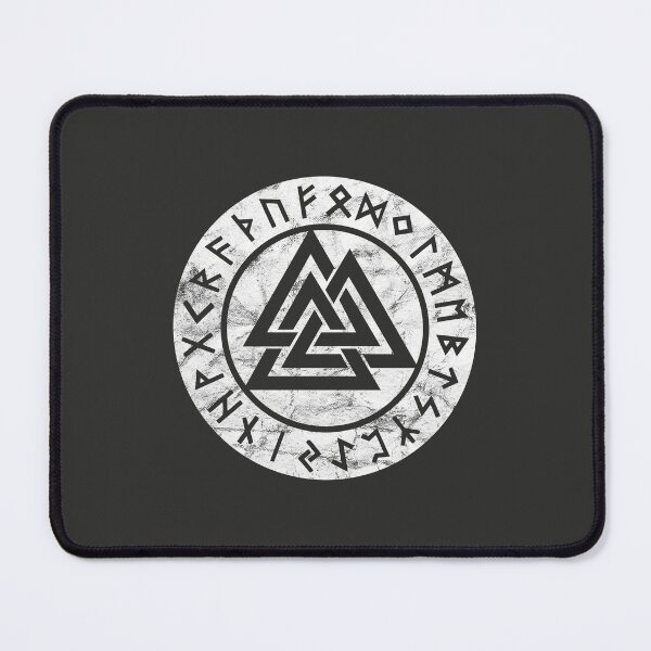 Item preview, Vintage Valknut Odin Symbol Vikings Runes Norse Mythology designed and sold by nitty-gritty.