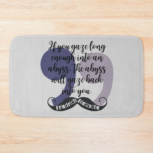 Item preview, Friedrich Nietzsche Quote - Into the Abyss designed and sold by superbling.