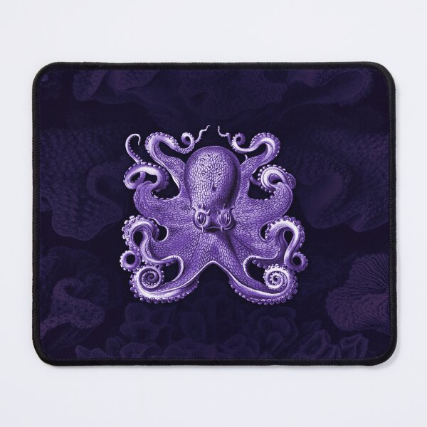 Item preview, Octopus Squid Kraken Art Tentacles Seashell Deep Sea Ocean Creatures Lover (Purple) - Octopus designed and sold by Mechanical Whispers.