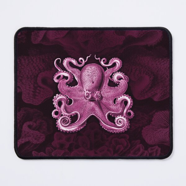 Item preview, Octopus Squid Kraken Art Tentacles Seashell Deep Sea Ocean Creatures Lover (Pink) - Octopus designed and sold by Mechanical Whispers.