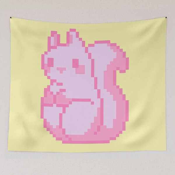 Item preview, Little Pink Pixel Squirrel designed and sold by rin3d .