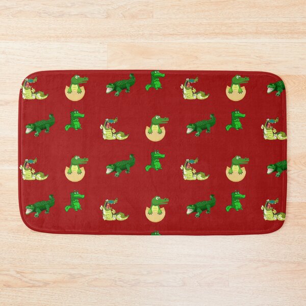 Item preview, Alligator Clipart Cartoon Pack In Red designed and sold by LuckyKermit.