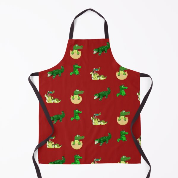 Item preview, Alligator Clipart Cartoon Pack In Red designed and sold by LuckyKermit.