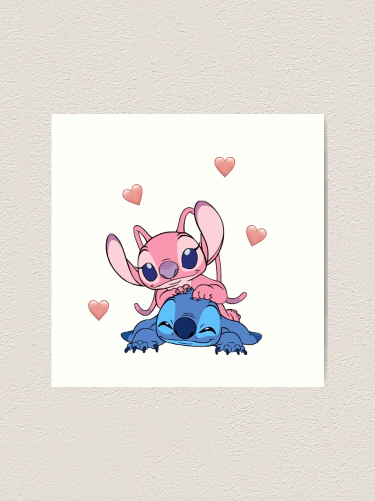 Stitch e Angel - Lilo e Stitch Art Print for Sale by Seven Store