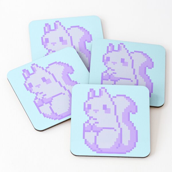 Item preview, Little Purple Pixel Squirrel designed and sold by rin3d .