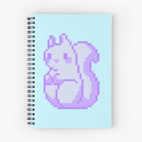 Aperçu de l'œuvre Petit écureuil pixel violet créée et vendue par rin3d .