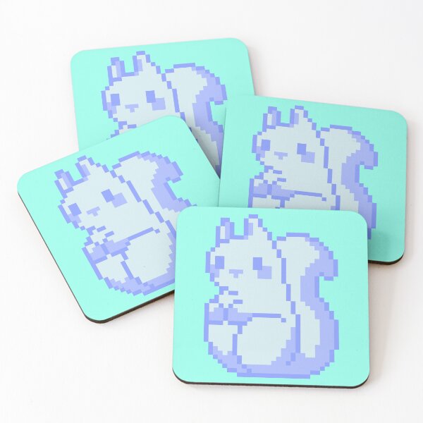 Item preview, Little Blue Pixel Squirrel designed and sold by rin3d .