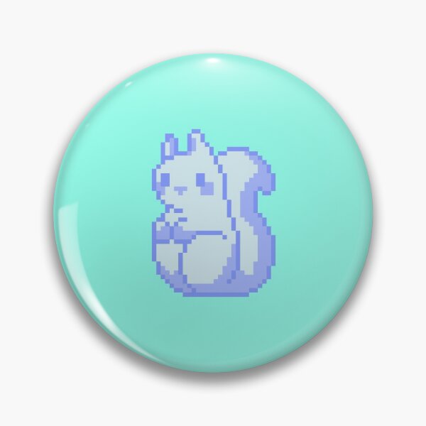 Item preview, Little Blue Pixel Squirrel designed and sold by rin3d .