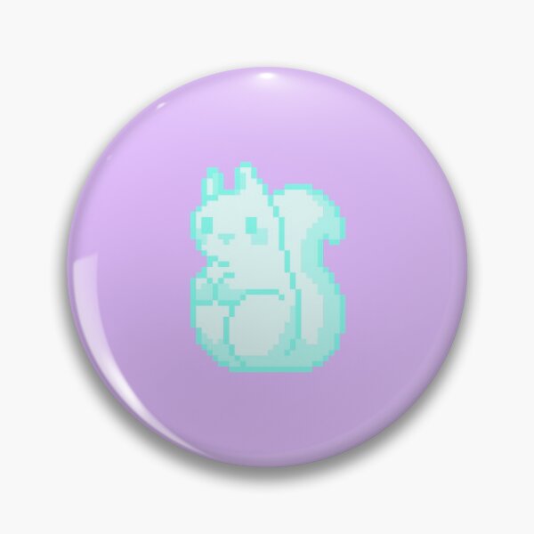 Item preview, Little Aqua Pixel Squirrel designed and sold by rin3d .