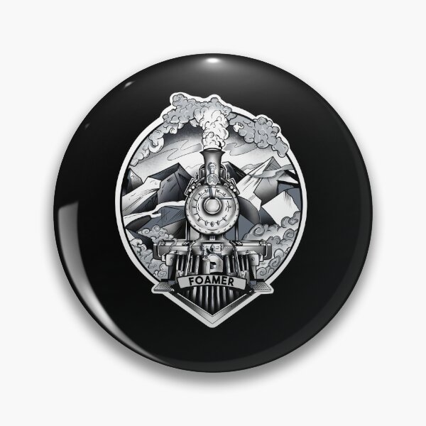 Item preview, Train Collector Goth Steam Train Foamer Obsessed Rail Fan designed and sold by alb245.