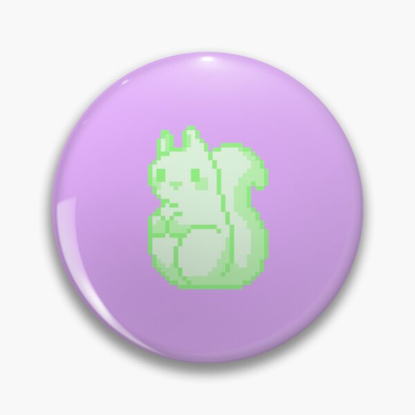 Item preview, Little Green Pixel Squirrel designed and sold by rin3d .