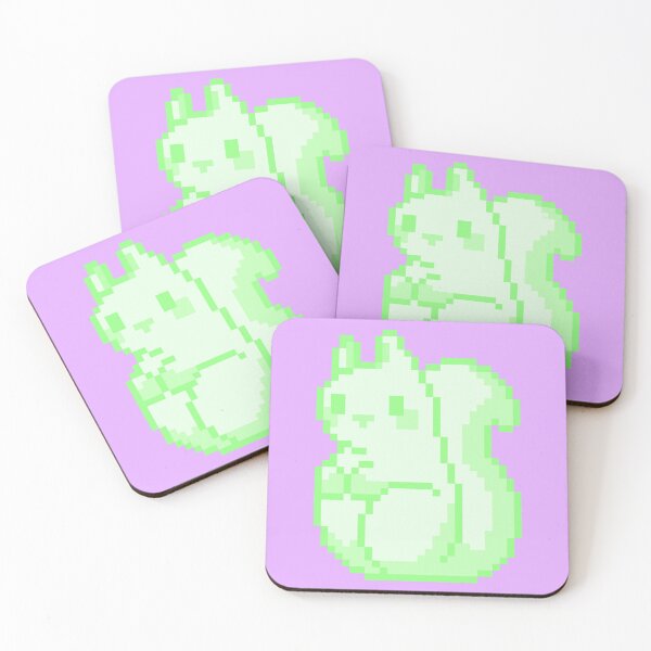 Item preview, Little Green Pixel Squirrel designed and sold by rin3d .