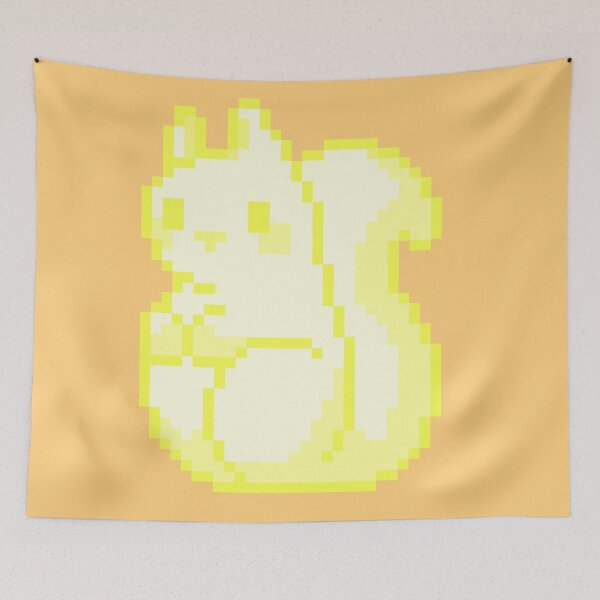 Item preview, Little Yellow Pixel Squirrel designed and sold by rin3d .