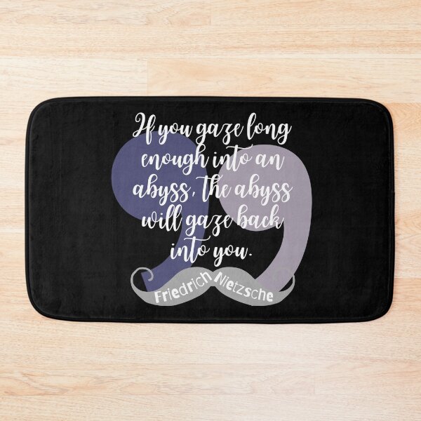 Item preview, Friedrich Nietzsche Quote - Into the Abyss designed and sold by superbling.