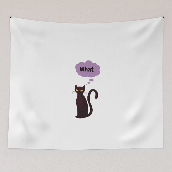 Artikelvorschau, Schwarze Katze was? Klassisches T-Shirt Essential T-Shirt entworfen und verkauft von Issa ★★★★★.