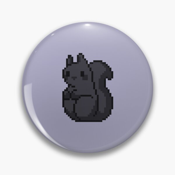 Item preview, Little Black Pixel Squirrel designed and sold by rin3d .
