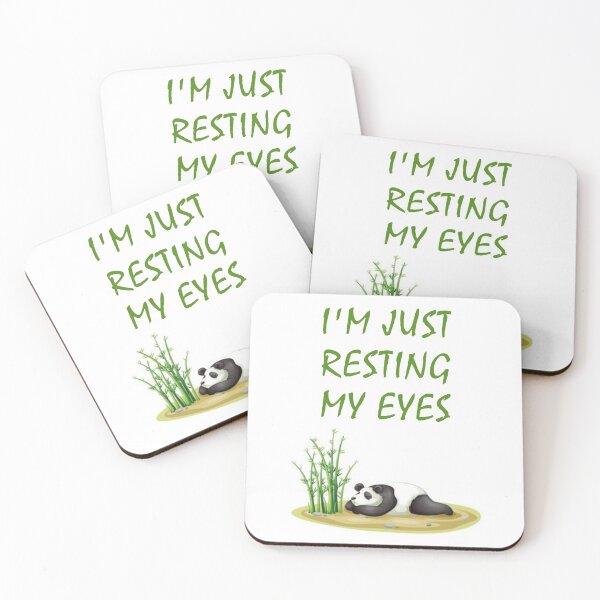 Item preview, I'm just resting my eyes designed and sold by CyberPanda93.