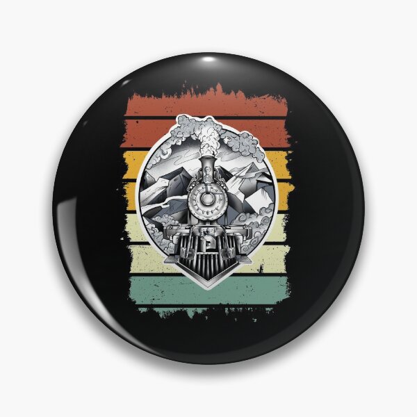 Item preview, Retro Goth Steam Train Collector Railroad Enthusiast Railway designed and sold by alb245.