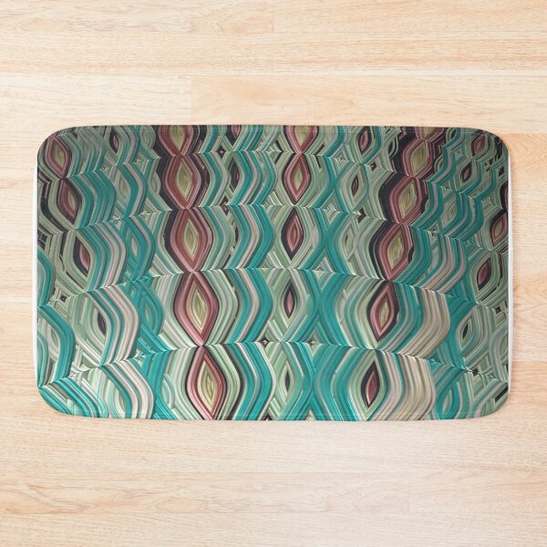 Item preview, Cherry Teal Ripple - Geometric Art  designed and sold by Jillianamatt.