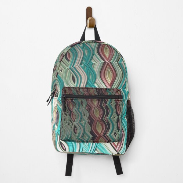 Item preview, Cherry Teal Ripple - Geometric Art designed and sold by Jillianamatt.