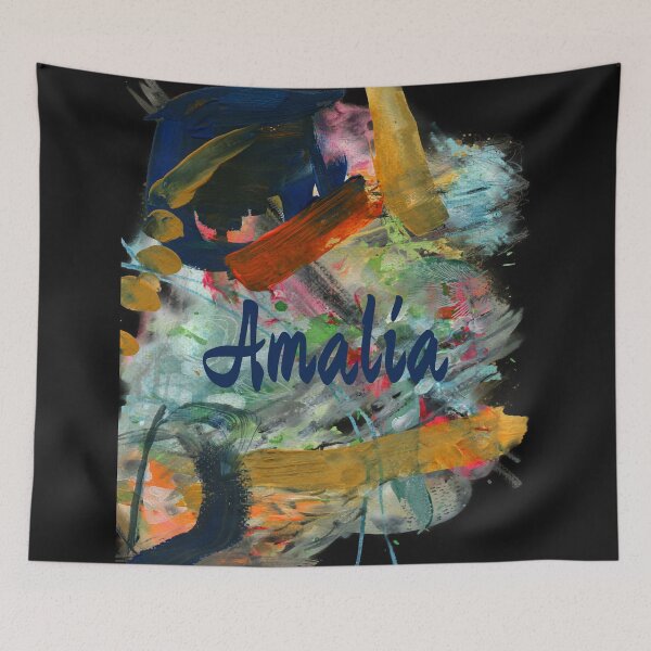 Item preview, Amalia, Amalia girls name, girls name Amalia modern abstract design designed and sold by Areashor.