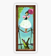 Tightrope Girl Sticker